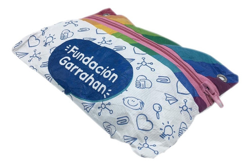 Imagen 3 de 3 de Eco Cartuchera - Frase Cinta Colores - Fundación Garrahan