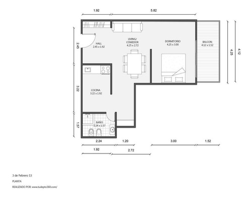 Imagen 26 de 26 de Departamento - 51 M2 - 3 De Febrero 13 - San Isidro Centro