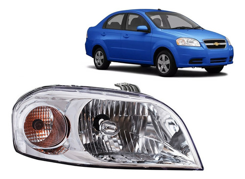 Optica Chevrolet Aveo 2009 2010 2011 Derecha