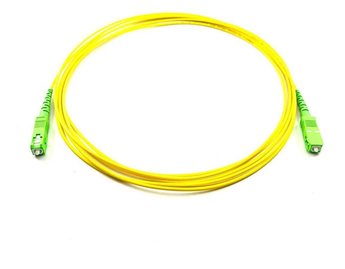 Cordão Optico Patch Cord Fibra Optica Sc Apc 5m Metros