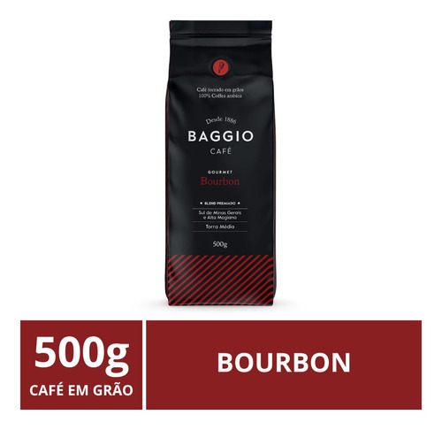 Café Em Grão, Baggio, Bourbon, 500g.