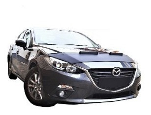 Antifaz De Cofre Mazda 3 - 2017 Alerones Bordado