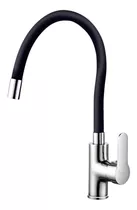 Comprar Canilla Monocomando Griferia Cocina Cuello Flexible Mesada Color Negro