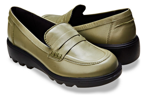 Sapato Loafer Feminino Al1502 Com Calce Fácil Tam 36 Usaflex