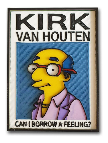 Imanes Simpsons Deco Kirk Van Houten *impreso 3d*