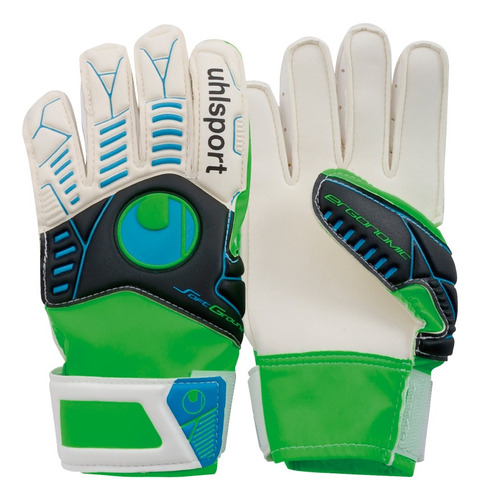 Guantes Arquero Uhlsport Ergonomic Soft R Blanco Azul