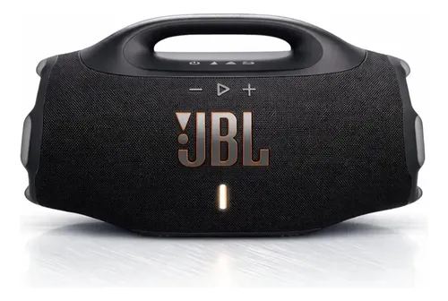 Caixa De Som Jbl Boombox 4 Bluetooth Som 210w Jbl Pro Ai Sound Boost Graves Personalizáveis Bateria De Até 34h Ip68 Áudio Lossless Preta Preto 127/220v