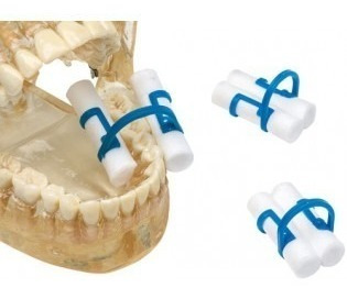 25 Sujetadores Para Rollos Algodón Dental Envío Gratis