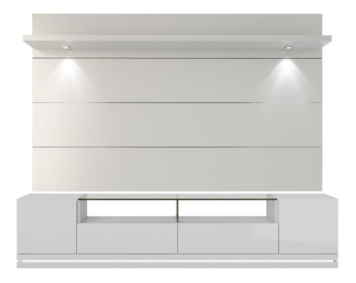 Imagen 4 de 5 de Mueble Tv Con Panel Oculta Cable Ref: Livo 4.0 Lacado