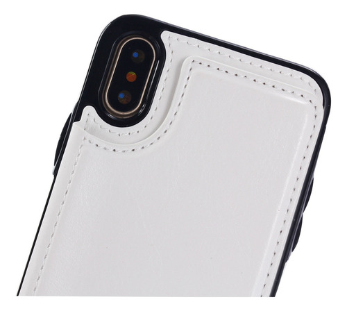 B Funda Carcasa Piel Billetera Con Soporte Para iPhone