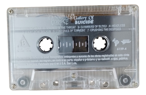 Cannibal Corpse - Gallery Of Suicide (Usado)