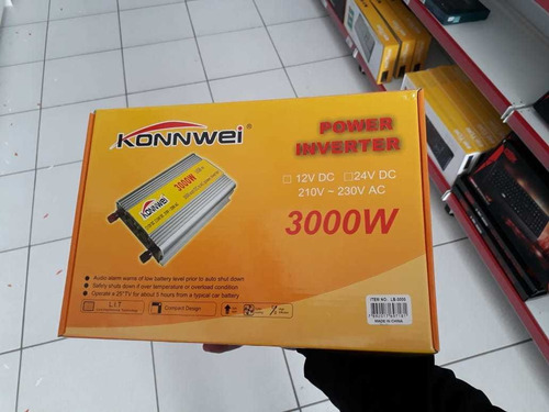 Inversor Konnwei Power Inverter Automotivo 3000w 12v-200v