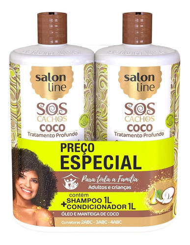 Salón LineS. O. SCachosCocoKit Shampoo Y Acondicionador 