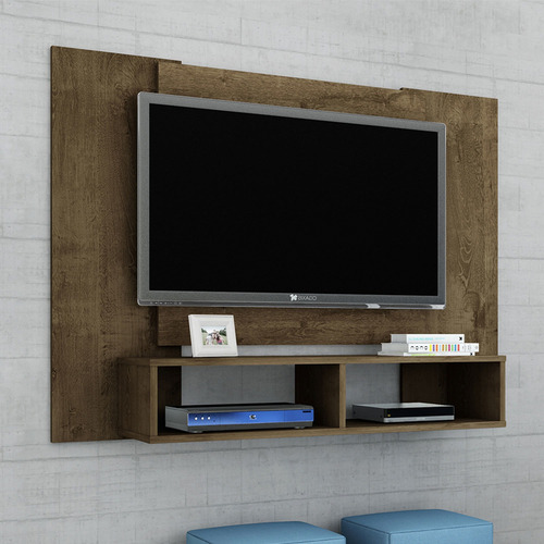 Imagem 2 de 3 de Painel Navi Para Tv De 48 Polegadas Madeira Rustica