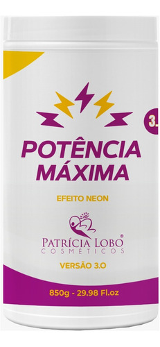 Potência Máxima 3.0 Efeito Neon 850g Patrícia Lobo