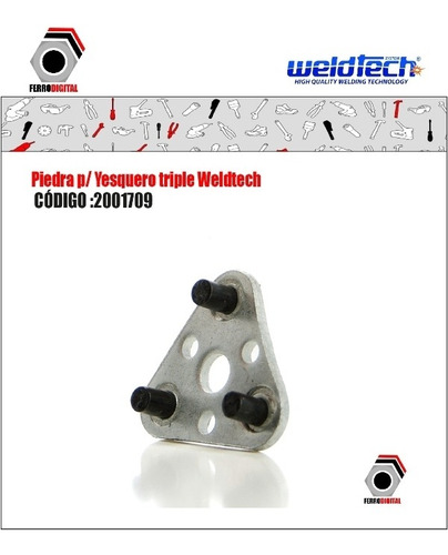 Imagen 2 de 4 de Piedra Para Yesquero Triple Wt (7und)