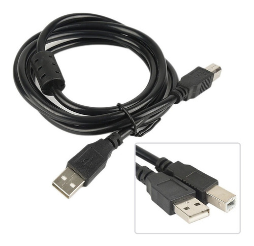 Imagen 1 de 7 de Cable Scanner Usb 2.0 Ficha A B Impresora Hub Envíos Gtía.
