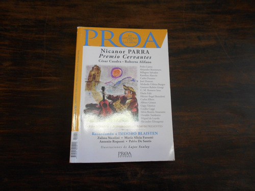 Proa N° 83.                 Nicanor Parra, Premio Cervantes.