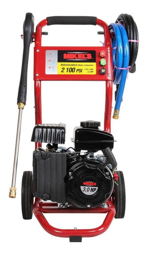 Hidrolavadora Alta Presion 200 Psi Gasolina 2.4 Hp Mikels Color Negro