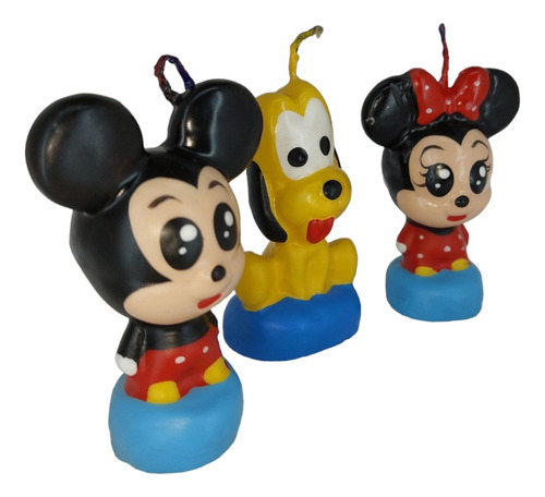 Vela Pastel .:: Mickey Mouse Mickey Minnie Pluto V1 ::. C/3