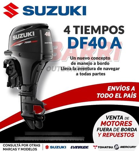 Imagen 2 de 7 de Discontinuado Suzuki 40 Hp 4t Comunicate Al Celu Del Aviso