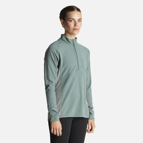 Poleron Mujer Jacaranda Nano-f 14 Zip Jade Oscuro Lippi