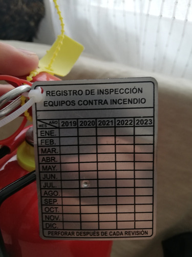 Extintor 3 Libras Lbs Para Auto, Vivienda O Establecimiento