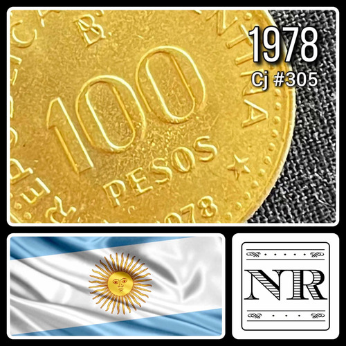 Argentina - 100 Pesos - Año 1978 - Cj #305 - Km #82