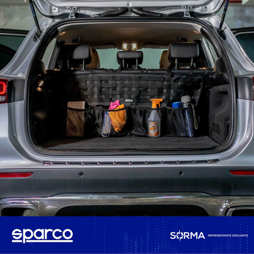 Imagen 5 de 9 de Organizador De Baúl Para Auto Camioneta Sparco 5 Bolsillos