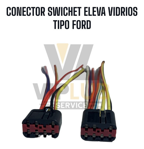 Conector Swichet Eleva Vidrios Tipo Ford