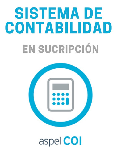 Aspel Coi / Sistema De Contabilidad V. 9.0 / En Suscripción