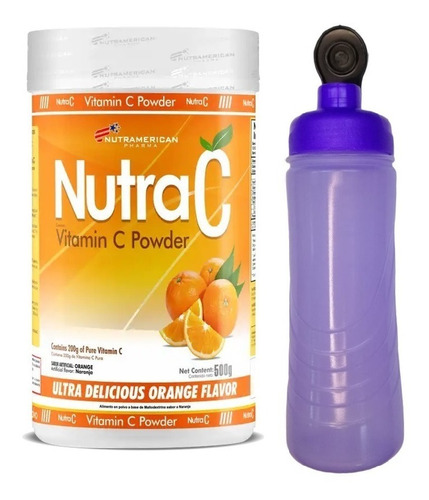 Vitamina C En Polvo Nutra C - L a $64990