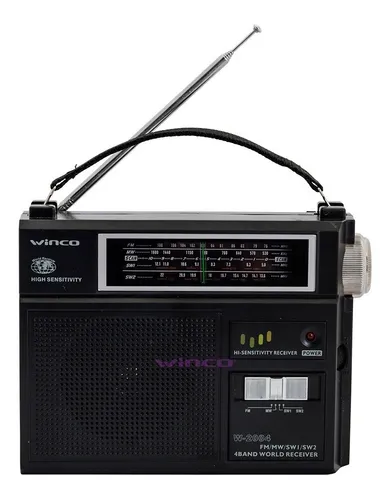 comprar Radio Winco Am Fm W2004 Pilas O Enchufe Portátil