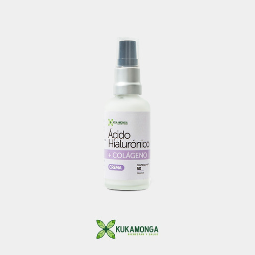 Crema Ácido Hialurónico - Colágeno 50 Gr Kukamonga Momento de aplicación Día/Noche Tipo de piel Todo tipo de piel
