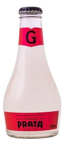 Refrigerante Ginger Prata Garrafa 200ml