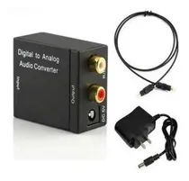 Comprar Adaptador Convertidor Audio Digital Optico A Rca Analogico
