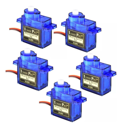 5 Pz Servomotor Micro Sg90g Servo Motor Arduino Raspberry