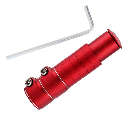 Adaptador De Vástago De Manillar De Rojo 13cmx3.5cm