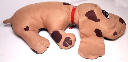 Pelucia Snif Snif Marrom Estrela Com Coleira Anos 80 50cm (Usado)