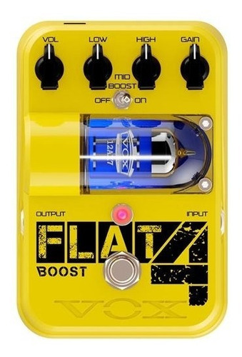 Vox Flat 4 Boost Tg1-fl4bt Pedal Multi Efectos Para Guitarra