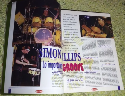 Simon Philips Botafogo Oskar Charly Vega Music Shop 18 1997 (Usado)
