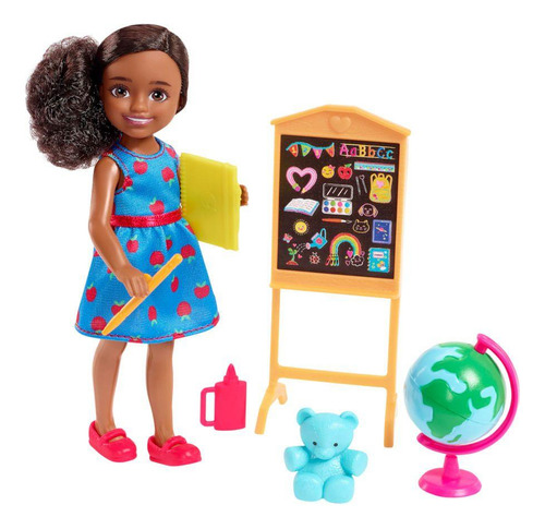 Barbie Boneca Chelsea Profissões Professora - Mattel