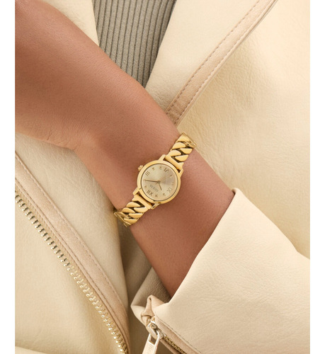 Reloj Chime Guess Mujer Dorado