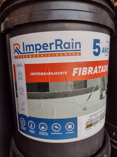 Impermeabilizante Imper Rain 5 Años 19 Lts Blanco 