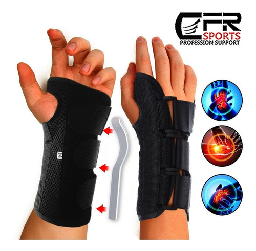 Imagen 2 de 5 de Ferula Para La Muñeca Tendinitis, Esguinces, Der/ Izquier