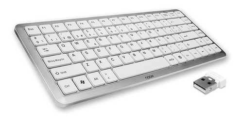 Teclado Inalambrico Noga S239g Ultra Slim 2.4ghz Led Silent