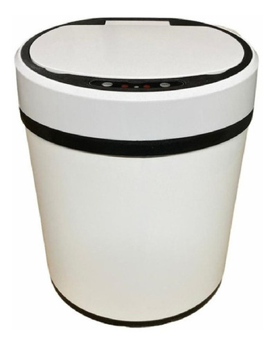 Imagen 2 de 10 de Tacho Basura Acero Tapa Automatica Bronzen Con Sensor 8l