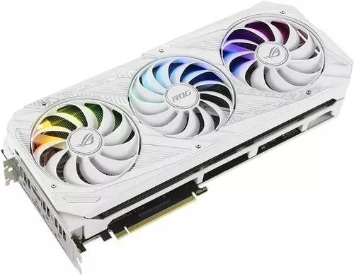 Placa De Video Asus Geforce Rtx 3070 Strix O8g White Lhr