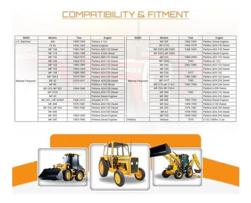 V Motor De Arranque Compatible Con Massey Ferguson Tractor
