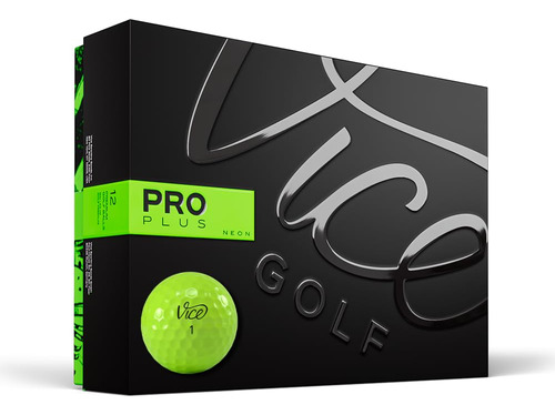 Vice Golf Pro Plus 2020   12 Golf Balls   Features: 4-piece